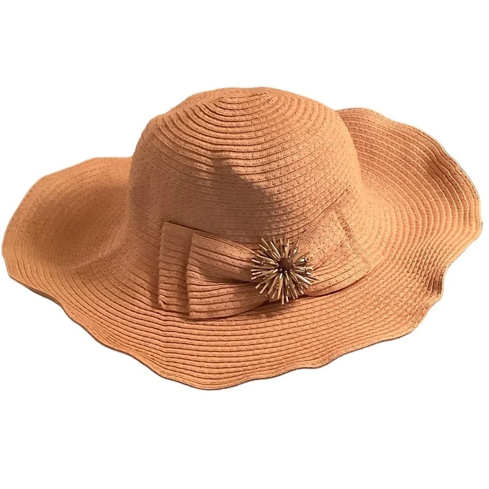 Ladies Straw Sun Beach Hat